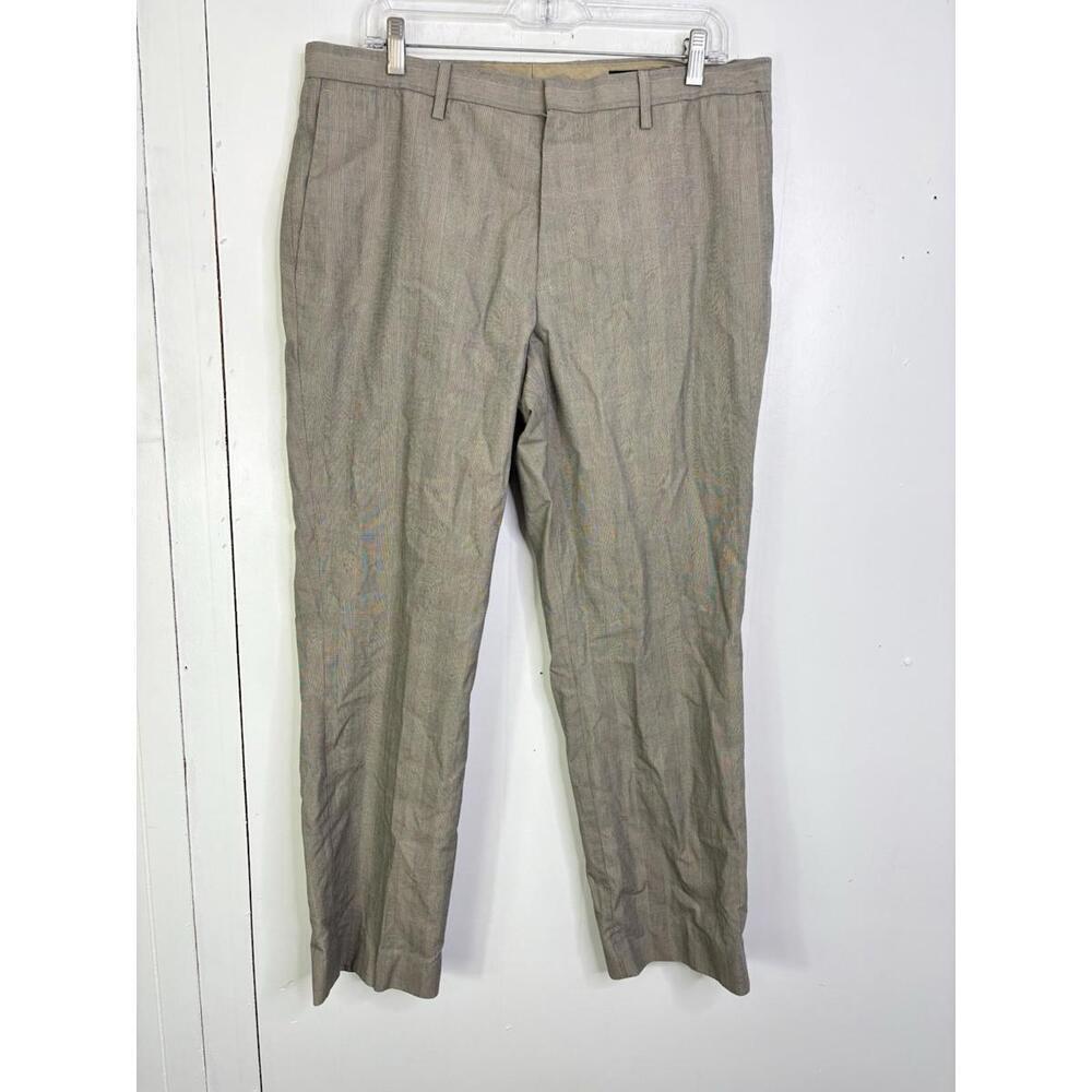 Banana Republic Pants Mens 35 Non Iron Slim Fit Glen Plaid Career Office Work